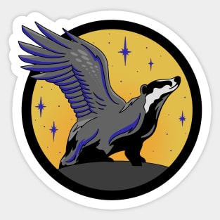 Huffleclaw Eagle Badger Combination House Emblem Sticker